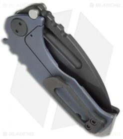 Medford Micro Praetorian G Knife Black G-10/Blue Ano (2.875" Black) MKT -Elite Folds Medford Micro Praetorian Black G 10 Blue Ano Black MK09DJD 08AN BHQ 71737 jr side