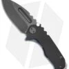 Medford Micro Praetorian G Frame Lock Knife Black G-10/Blue Ti (2.8" Black) MKT