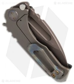 Medford Micro Praetorian G Knife Black G-10/Bronze Ti (2.875" PVD) MKT -Elite Folds Medford Micro Praetorian G black G10 bronze ti PVD BHQ 71905 er side