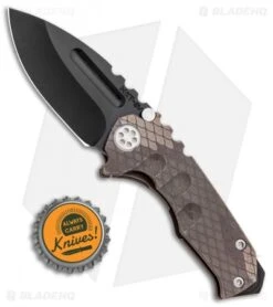 Medford Micro Praetorian T Custom Fish Scale Bronze Ti (2.875" Black 3V) MKT -Elite Folds Medford Micro Praetorian T Knife Fish Bronze Black 3V MK083PD 36A1 BHQ 87384 jr bottlecap