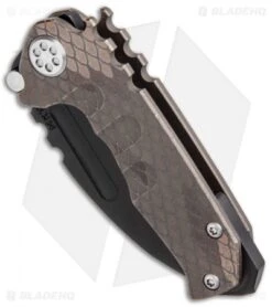 Medford Micro Praetorian T Custom Fish Scale Bronze Ti (2.875" Black 3V) MKT -Elite Folds Medford Micro Praetorian T Knife Fish Bronze Black 3V MK083PD 36A1 BHQ 87384 jr spine