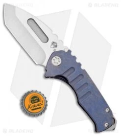 Medford Praetorian Genesis Tanto Frame Lock Knife Blue Ano Ti (3.3" Tumbled) 7 Medford Praetorian Genesis Tanto Frame Lock Knife Blue Ano Ti (3.3" Tumbled) -Elite Folds Medford Micro Praetorian Tanto Blue Ano Tumbled BHQ 101284 jr bottlecap