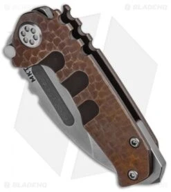 Medford Micro Praetorian T Custom Bronze Sculpt (2.875" Satin 3V) MKT -Elite Folds Medford Micro Praetorian Ti Custom Ano Ti Satin MK083STD 02AN BHQ 86765 jr spine