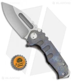 Medford Micro Praetorian T Knife Titanium Flame (2.875" Stonewash) MKT -Elite Folds Medford Micro Praetorian Ti Flame SW MK08DTD 03FL BHQ 31208 jr bottlecap