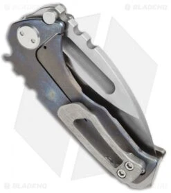 Medford Micro Praetorian T Knife Titanium Flame (2.875" Stonewash) MKT -Elite Folds Medford Micro Praetorian Ti Flame SW MK08DTD 03FL BHQ 31208 jr side