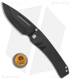 Medford Midi Marauder Frame Lock Knife Black PVD Ti (3.625" PVD) MKT -Elite Folds Medford Midi Marauder Black PVD Ti BHQ 85808 er bottlecap jr