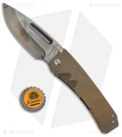 Medford Midi Marauder Frame Lock Knife Bronze Ti (3.625" Vulcan) MKT -Elite Folds Medford Midi Marauder Bronze Ti Vulcan MK33DVD 02AN BHQ 34480 jr bottlecap