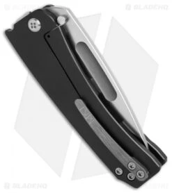 Medford Midi Marauder Frame Lock Knife Black PVD Ti (3.625" Satin) MKT -Elite Folds Medford Midi Marauder black PVD ti satin BHQ 73503 er side