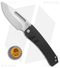 Medford Midi Marauder Frame Lock Knife Black PVD Ti (3.625" Satin) MKT -Elite Folds Medford Midi Marauder black PVD ti satin BHQ 73503 jr bottlecap