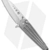 Medford Nosferatu Sheepsfoot Flipper Knife Tumbled Titanium (3.5" Satin)