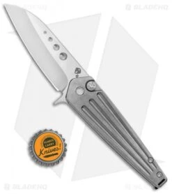 Medford Nosferatu Sheepsfoot Flipper Knife Tumbled Titanium (3.5" Satin) -Elite Folds Medford Nosferatu Auto Tumbled Ti Wharncliffe Tumbled BHQ 134713 jr bottlecap