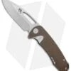 Medford On Belay Frame Lock Knife Bronze Ti (4.125" Stonewash) MKT