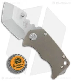 Medford Panzer Tanto Frame Lock Knife Bronze Ano (2.5" Tumbled) MKT -Elite Folds Medford Panzer Tanto bronze ano tumbled BHQ 76714 er bottlecap