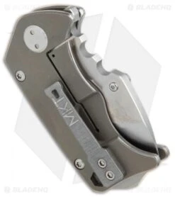 Medford Panzer Tanto Frame Lock Knife Bronze Ano (2.5" Tumbled) MKT -Elite Folds Medford Panzer Tanto bronze ano tumbled BHQ 76714 er side