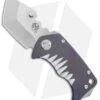 Medford Panzer Tanto Frame Lock Knife Sculpted Blue Ano (2.5" Tumbled) MKT