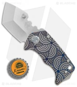 Medford Panzer Tanto Frame Lock Knife Swirl/Bronze (2.5" Tumbled) MKT -Elite Folds Medford Panzer Tanto swirl bronze tumbled BHQ 76709 er bottlecap