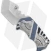 Medford Panzer Tanto Frame Lock Knife Blue Ano Art Deco (2.5" Tumbled) MKT