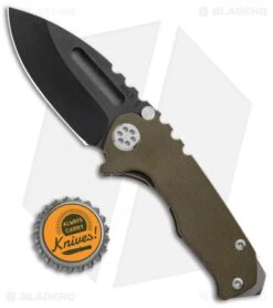 Medford Micro Praetorian Frame Lock Knife Green G-10/Ti (2.75" Black PVD) -Elite Folds Medford Praetorian Genesis Green G 10 Ti Black PVD MK28DPD 08PV BHQ 71664 jr bottlecap