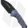 Medford Praetorian Genesis T Tanto Knife Sculpted Purple Ti (3.3" Black) MKT