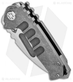 Medford Praetorian Genesis Tanto Frame Lock Knife Tumbled Ti (3.3" Stonewash) -Elite Folds Medford Praetorian Genesis Tanto FL Tumbled Ti SW MK202DTT 01TM BHQ 97375 jr spine