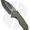 Medford Praetorian G Knife OD Green G-10/Black Ti (3.75" Tumbled PVD) MKT