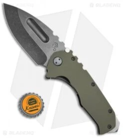 Medford Praetorian G Knife OD Green G-10/Black Ti (3.75" Tumbled PVD) MKT -Elite Folds Medford Praetorian OD Green Black Tumbled PVD MK11DJD 10PT BHQ 71663 jr bottlecap