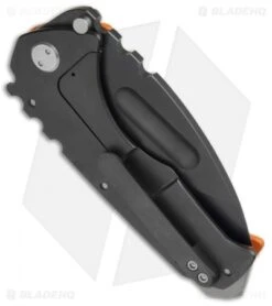 Medford Praetorian G Frame Lock Knife Orange G-10/Black Ti (3.75" Black) MKT -Elite Folds Medford Praetorian Orange G 10 Ti Black MK11DPD 11PV BHQ 71721 jr side