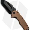 Medford Praetorian Scout Tanto Liner Lock Knife Coyote G-10 (3.75" Black) MKT