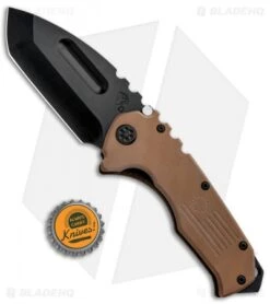 Medford Praetorian Scout Tanto Liner Lock Knife Coyote G-10 (3.75" Black) MKT -Elite Folds Medford Praetorian Scout LL Coyote G 10 Black MKM30DPT 0909 BHQ 92595 jr bottlecap