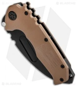 Medford Praetorian Scout Tanto Liner Lock Knife Coyote G-10 (3.75" Black) MKT -Elite Folds Medford Praetorian Scout LL Coyote G 10 Black MKM30DPT 0909 BHQ 92595 jr spine