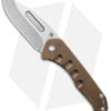 Medford Praetorian Slim Drop Point Frame Lock Knife Bronze Ti (3.3" Tumbled)