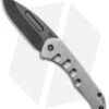Medford Praetorian Slim Frame Lock Tumbled Titanium Drop Point (3.25" Black)