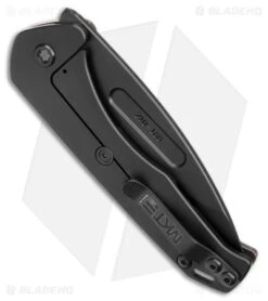 Medford Praetorian Slim Frame Lock Flamed / PVD Hardware (3.3" Black PVD) -Elite Folds Medford Praetorian Slim FL Flamed PVD Hardware Black PVD BHQ 141061 jr side