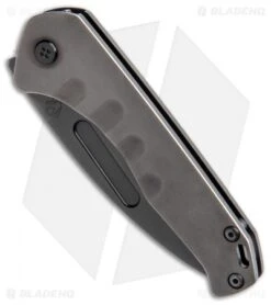 Medford Praetorian Slim Frame Lock Knife PVD/Bronze DP (3.3" Black PVD) -Elite Folds Medford Praetorian Slim FL PVD Bronze DP PVD BHQ 112520 jr spine