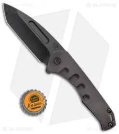 Medford Praetorian Slim Frame Lock Knife PVD Tanto (3.3" PVD) -Elite Folds Medford Praetorian Slim FL PVD Tanto PVD BHQ 112518 jr bottlecap