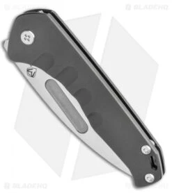 Medford Praetorian Slim Frame Lock Knife Tanto (3.3" Tumbled) -Elite Folds Medford Praetorian Slim Frame Lock Knife PVD Tanto 3.3 Tumbled BHQ 121064 LS Spine