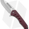 Medford Praetorian Swift FL Flipper Frame Lock Knife Red Aluminum (3.3" Tumbled)