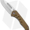 Medford Praetorian Swift FL Frame Lock Knife Yellow Aluminum (3.3" Tumbled)
