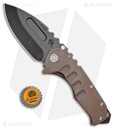 Medford Praetorian T Frame Lock Knife Bronze Ano Titanium (3.75" PVD) MKT 4 Medford Praetorian T Frame Lock Knife Bronze Ano Titanium (3.75" PVD) MKT - Image 4