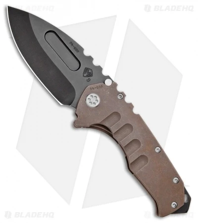 Medford Praetorian T Frame Lock Knife Bronze Ano Titanium (3.75" PVD) MKT 1 Medford Praetorian T Frame Lock Knife Bronze Ano Titanium (3.75" PVD) MKT