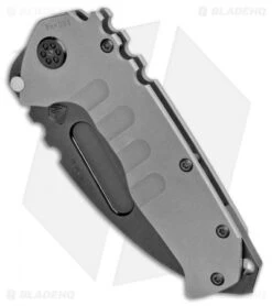 Medford Praetorian T Frame Lock Knife Tumbled Titanium (3.75" PVD) MKT -Elite Folds Medford Praetorian T FL Tumbled Ti PVD MK0123PD 01TM TPCP BP BHQ 101290 jr spine