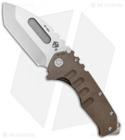 Medford Praetorian T Frame Lock Knife Bronze Ano Tanto (3.75" Satin) MKT
