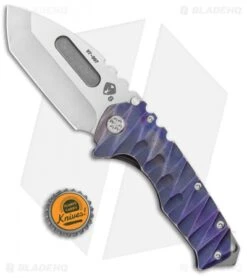 Medford Praetorian T Tanto Knife Lightning Finish Blue Ano (Satin) -Elite Folds Medford Praetorian T Tanto Lightning Blue Ano Satin MK012SSTT 38A3 SSCB BN BHQ 102596 jr bottlecap