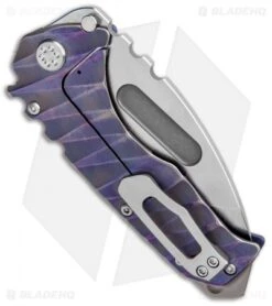 Medford Praetorian T Tanto Knife Lightning Finish Blue Ano (Satin) -Elite Folds Medford Praetorian T Tanto Lightning Blue Ano Satin MK012SSTT 38A3 SSCB BN BHQ 102596 jr side