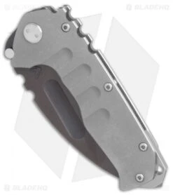 Medford Praetorian T Frame Lock Knife Tumbled Titanium (3.75" Vulcan) MKT -Elite Folds Medford Praetorian T tumbled ti vulcan BHQ 33235 er spine