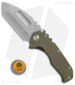Medford Praetorian-P Liner Lock Knife OD Green G-10 (3.75" Tum) MKT -Elite Folds Medford Production Praetorian OD green G10 sw BHQ 68894 er size