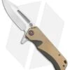 Medford Proxima Frame Lock Flipper Bronzed W/Flamed Ti (3.875" Tumbled)