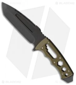 Medford Sawnto Fixed Blade OD Green G-10 (5.6" Black) MKT