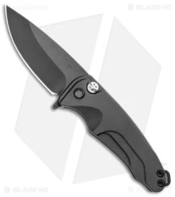 Medford Smooth Criminal Plunge Lock Flipper Knife Black (3" PVD)