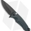 Medford Smooth Criminal Plunge Lock Flipper Knife Blue (3" Black PVD)